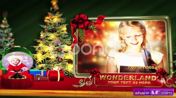 Christmas Popup Album Memories - After Effects Template (Pond5)
