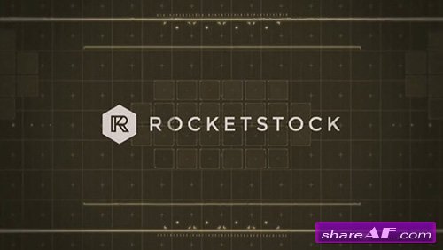Static Glitchy Logo Reveal - After Effects Project (Rocketstock)