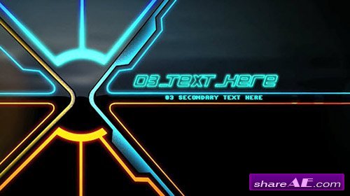 Tron Ignition - After Effects Template (BlueFX)