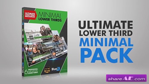 Ultimate Lower Third Minimal Pack - After Effects Template (BlueFX)