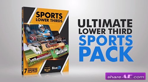 Ultimate Lower Third Sports Pack - After Effects Template (Bluefx)