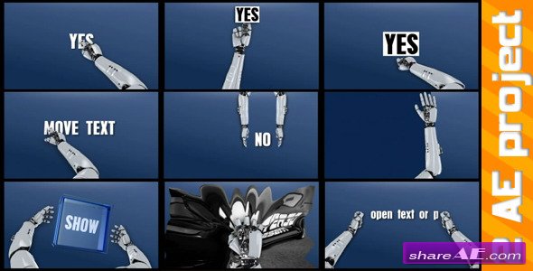 9 Robot Hand Animations - Videohive