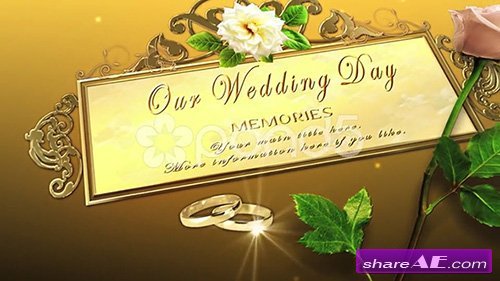 Our Big Day Memories - After Effects Template (Pond5)