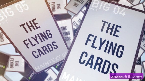 Flying cards - Videohive