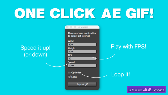 GIF Magick | After Effects Script - Videohive