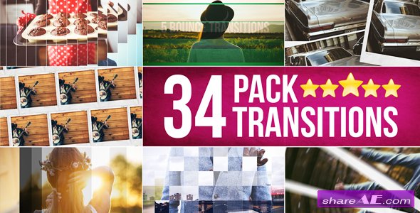 34 Transitions Pack - Videohive