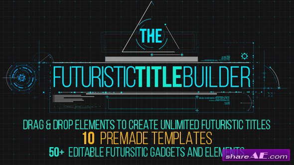 Futuristic Title Builder - Videohive