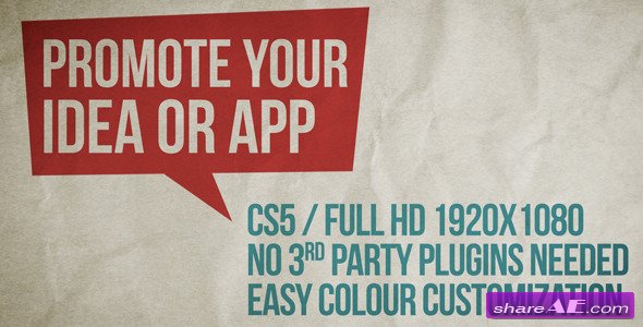 Videohive Promote Your Idea, App Or Service - After Effects Templates