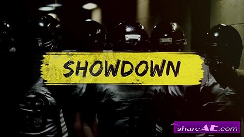 Showdown - Gritty Slideshow - After Effects Project (Rocketstock)