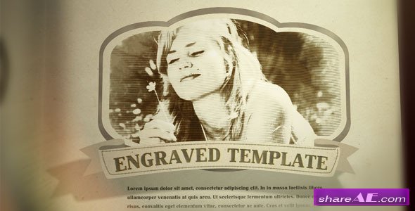 Videohive Engraved Vintage Book - After Effects Templates