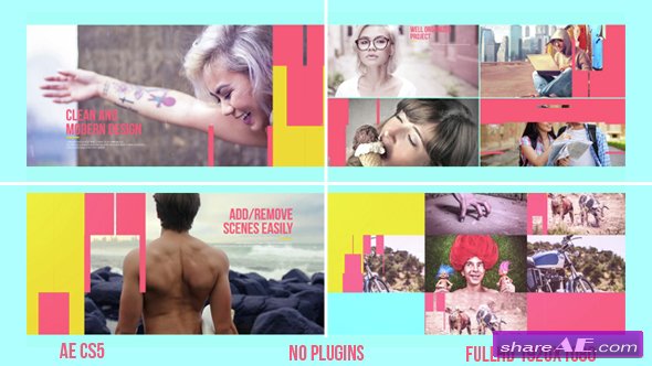Videohive Inspired Slideshow - After Effects Templates