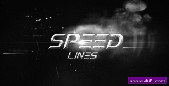 Videohive Speed Lines - After Effects Templates