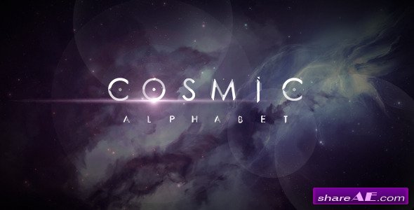 Videohive Cosmic Alphabet - After Effects Templates