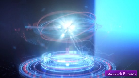 Videohive Futuristic Energy Circles Logo - After Effects Templates