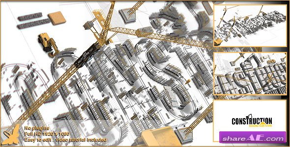 Videohive Construction Logo - After Effects Templates