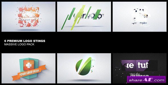 Videohive Premium Logo Pack 6in1 - After Effects Templates