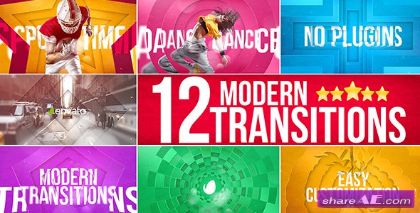 Videohive Modern Transitions - After Effects Templates