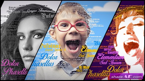 VIDEOHIVE 3D Typography Portrait Tool - AFTER EFFECTS TEMPLATE