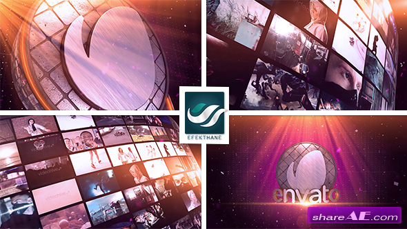 VIDEOHIVE  Video Wall Logo - AFTER EFFECTS TEMPLATE