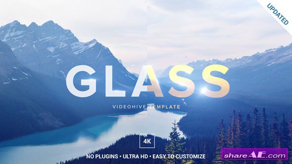 Videohive Glass Logo Opener - After Effects Templates