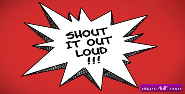 Videohive Cartoon Speech Bubbles - After Effects Templates