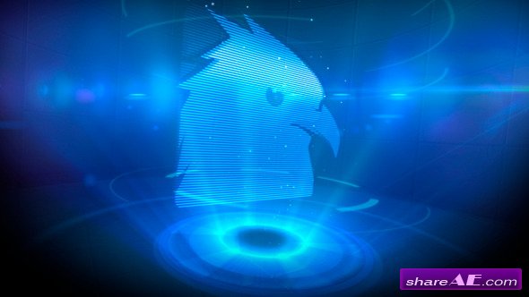 Videohive Logo Opener Holographic - After Effects Templates