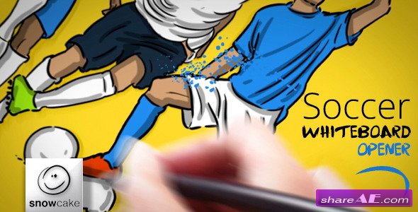 Videohive Soccer Whiteboard Opener - After Effects Templates