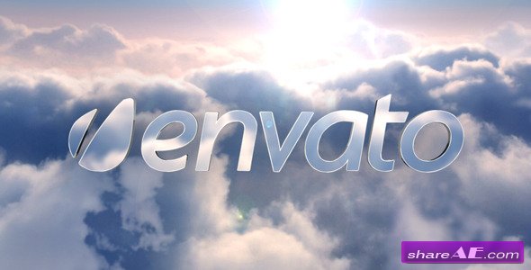 Videohive 3D Logo In The Sky Reveal