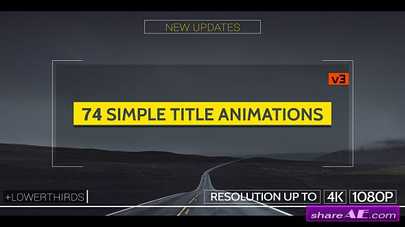 Videohive Simple Titles - v3