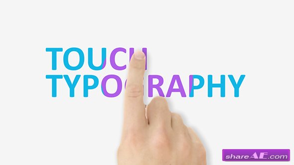 Videohive Touch Typography