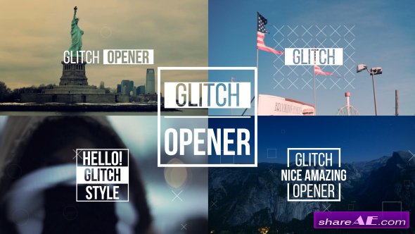 VIDEOHIVE Dynamic Glitch Opener 2