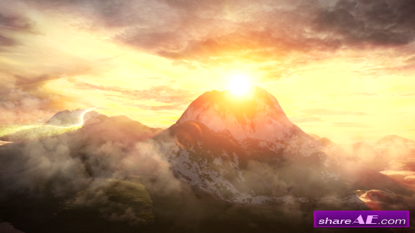 Videohive Sky and Mountains Logo 
