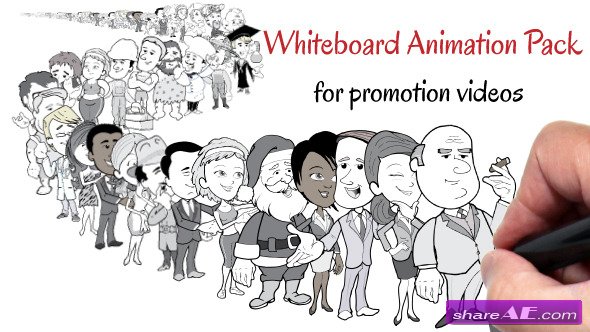 Videohive Whiteboard Animation Pack For Promotion Videos
