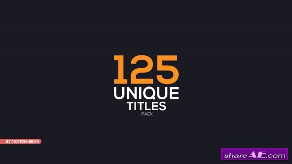 Videohive The Titles