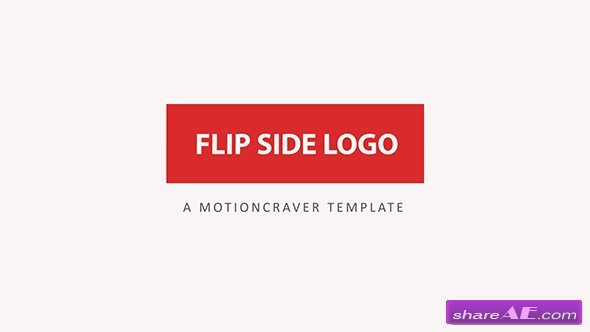 Videohive Flip Side Logo Reveal