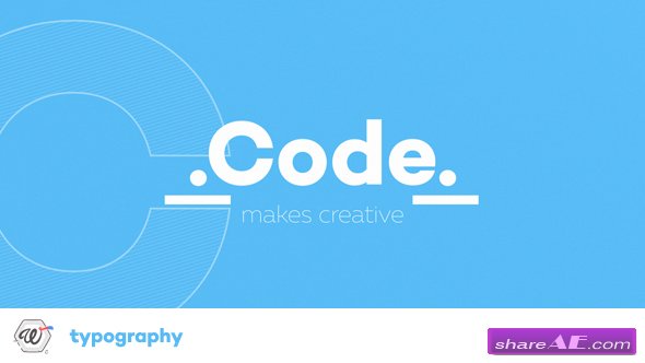 Videohive Code Typography