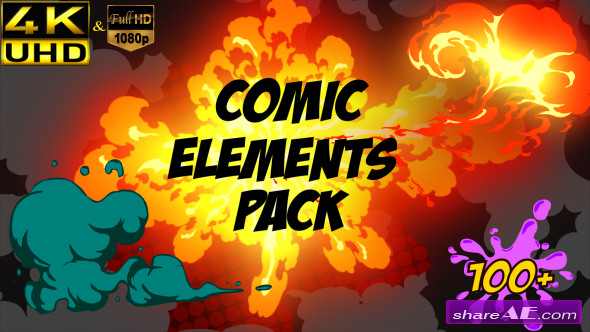 Videohive Comic Element Pack