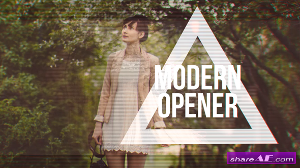 Videohive Modern Fashion Opener // Fast Glitch Slideshow