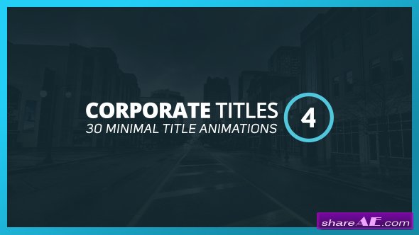 Videohive Corporate Titles 4