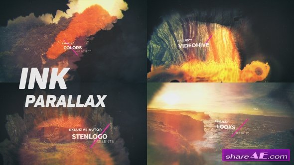 Videohive Ink Parallax Slideshow