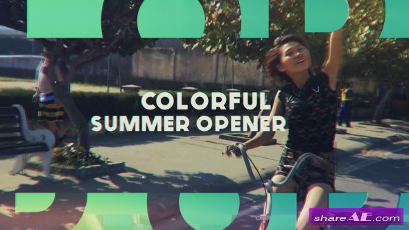 Videohive Colorful Summer Opener