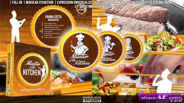 cooking show videohive free download after effects templates