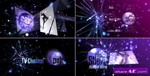 Videohive Broadcast Design-Entertainment TV Channel ID Pack