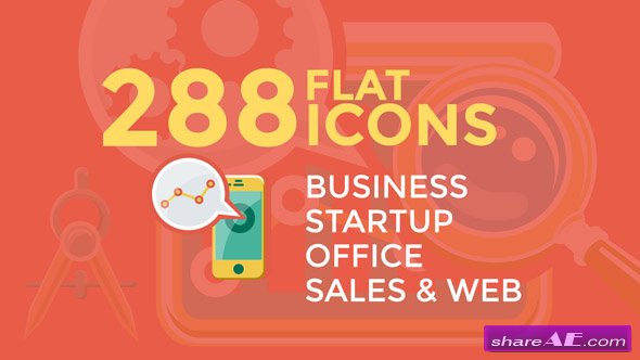 Videohive Business & Startup Flat Icons