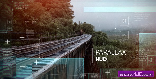 Videohive Parallax HUD Slideshow