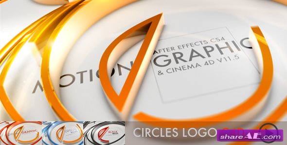 Videohive Circles Logo C4D