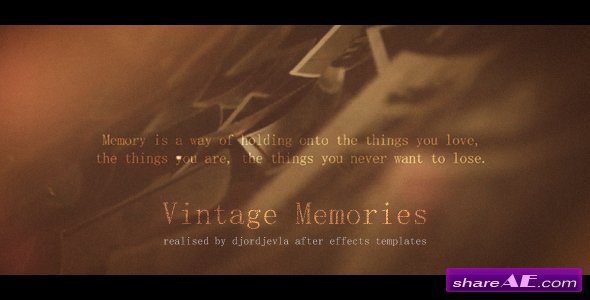 Videohive Vintage Memories