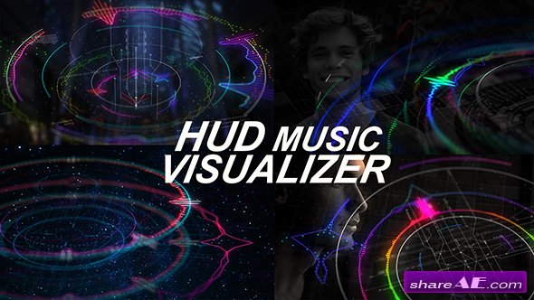 Videohive HUD Music Visualizer