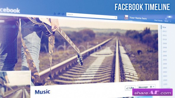 Videohive Facebook Timeline - Apple Motion Templates