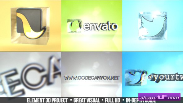 Videohive Simple 3D Logo